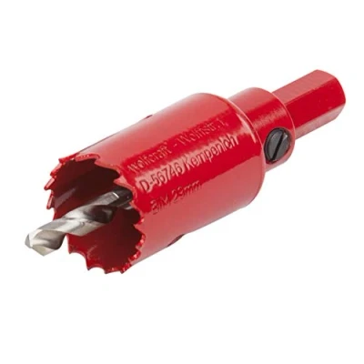 Abbildung von wolfcraft Bi Metall Lochsäge I 5465000 Für Trockenbaumaterialien, Holz, Kunststoffe und Metalle, Schnitttiefe 40 mm