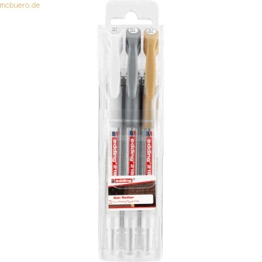 Abbildung von Edding Gelroller 0,7mm sortiert 3pcs