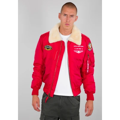 Abbildung von Alpha Industries Injector AIR Force Winterjacke, Herren, Größe: Medium, Speed red