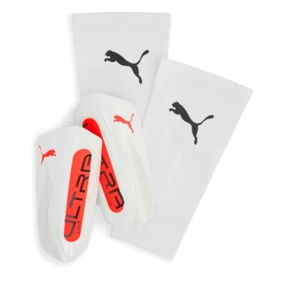 Abbildung von PUMA ULTRA Light Sleeve, Unisex Schienbeinschoner, White Glowing Red, L 030989