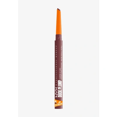 Abbildung von NYX Professional Makeup Lippenkonturenstift für natürlich aufgepolsterte Lippen und Sofort Effekt, Mit Capsicum Ingwer, Duck Plump Plumping Lip Liner, Farbton: 04 Fill Em&#039; In