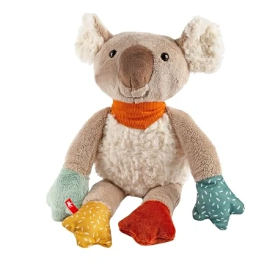 Abbildung von Sigikid Koala Patchwork Sweety Kuscheltier für Kinder, Größe: One Size, Grau weiß