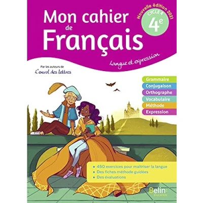 Abbildung von MON CAHIER DE FRANCAIS 4E: Langue et expression