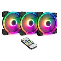 Abbildung von Inter Tech Lüfter 140 x 25 mm Argus RGB Fan Set RS 14 3 Stück 88885536