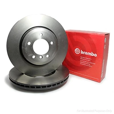 Abbildung von BREMBO Bremsscheibe OPEL: Corsa D Schrägheck, E Adam, FIAT: Grande Punto Evo III Schrägheck
