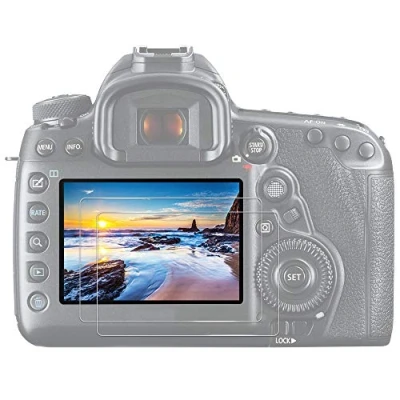Abbildung von JJC (2 Stück) Displayschutzfolie aus Gehärtetem Glas für Canon EOS 6D Mark II DSLR Kamera ultradünn HD Hohe Härte Bruchsicher Blasenfrei