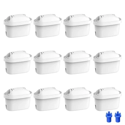 Abbildung von Waterdrop Filterkartuschen, Ersatz für Brita® Maxtra+® Plus, Maxtra Pro® All in 1 Wasserfilter, Kompatibel mit Marella® Kanne, Reduziert PFAS, PFOA/PFOS, TÜV SÜD, NSF Zertifiziert (12)