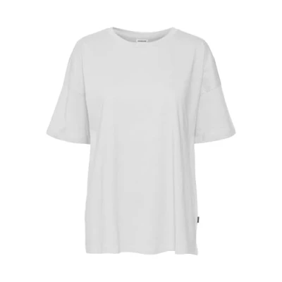 Abbildung von Noisy May Oversize Tshirt basic, Damen, Größe: XS, Bright white