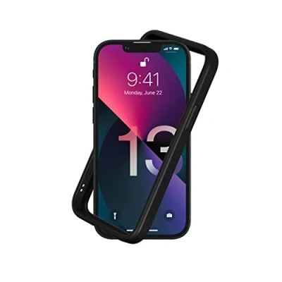 Abbildung von RhinoShield Bumper Case kompatibel mit [iPhone 13 Mini] CrashGuard NX Stoßdämpfende Schutzhülle im schlanken Design 3.5 Meter Fallschutz Schwarz