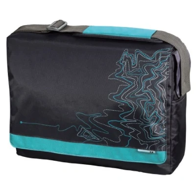 Abbildung von aha Laptoptasche Messenger Bag Lines Blau Notebook Tasche 15 16&quot;, Laptop Sleeve Magnetverschluss für 15&quot; 15,4&quot; 15,6&quot; 16&quot; Zoll