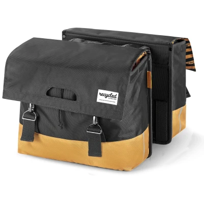 Abbildung von Recycelte Doppelpacktasche Urban Proof 40 Liter Grau/Gelb
