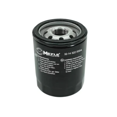 Abbildung von MEYLE 32 14 322 0004 Ölfilter M20x1,5 ORIGINAL Quality mit einem Rücklaufsperrventil Anschraubfilter MITSUBISHI: COLT VI CZC Cabrio, 6