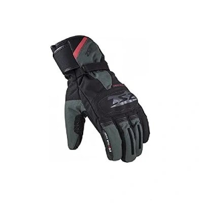 Abbildung von LS2 70100W0161XXL Motorradhandschuhe Snow, Herren, Schwarz/Grün, XXL