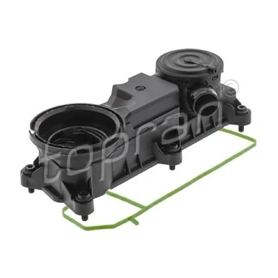 Abbildung von TOPRAN 121 001 Ölabscheider, Kurbelgehäuseentlüftung Kurbelgehäuse, oben mit Dichtung Schrauben AUDI: A4 B9 Avant, A5 Sportback, Coupe