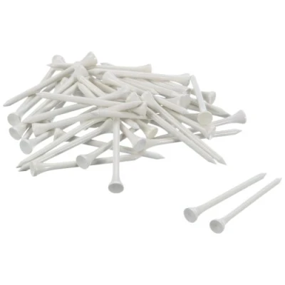 Abbildung von Longridge 1000 Golf Tees aus Holz (53 mm, weiß)