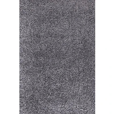 Abbildung von Ayyildiz Teppich Hochflor Shaggy Langflor 5 Einfarbig Wohnzimmer, Polypropylen, Grau, 60 X 110