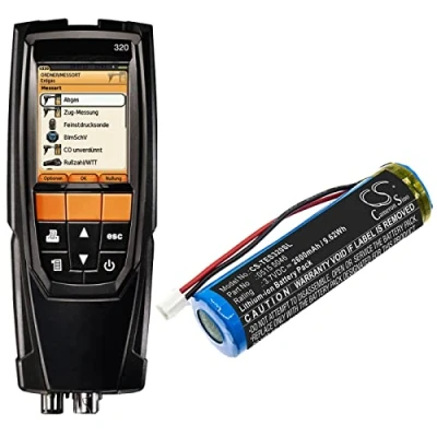 Abbildung von Cameron Sino Akku für Testo 320 Combustion Analyzer PN:Testo 0515 5046 2600mAh / 9.62Wh