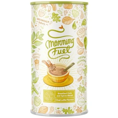 Abbildung von Morning Fuel Haferflocken/Porridge Chai Latte Veganer, Nährstoffreicher Frühstücksersatz Breakfast Smoothie Bowl