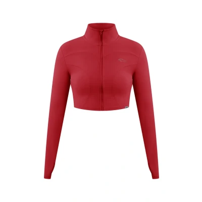 Abbildung von Smilodox Brianna Trainingsjacke, Damen, Größe: XS, Weinrot