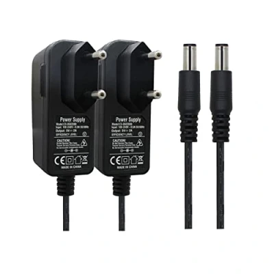 Abbildung von Security 01 2er Pack AC zu DC 5V 2A Netzteil Adapter, Stecker 5,5mm x 2,1mm für CCTV Kamera LED String Licht