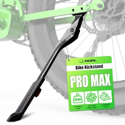 Abbildung von RBRL Fahrradständer mit 40 mm Lochabstand, Verstellbarer Fahrrad Ständer aus Aluminiumlegierung, Langlebiger Und Rutschfester, passend für 24 29 Zoll MTB, Ebike,Extra Stabil bis 45 kg Belastung