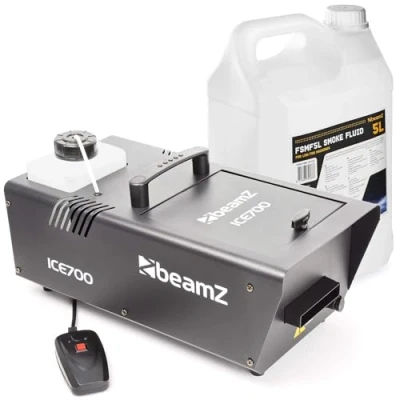 Abbildung von BeamZ ICE700 Bodennebelmaschine, Low Fog Machine, 700 Watt Bodennebler, Rauchmaschine, Boden Nebelmaschine für Hochzeiten, kleine Konzerte und Bühnenveranstaltungen Feierlichkeiten