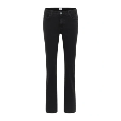 Abbildung von Mustang Style Crosby Jeans Relaxed Fit, Damen, Größe: 32x32, Schwarz