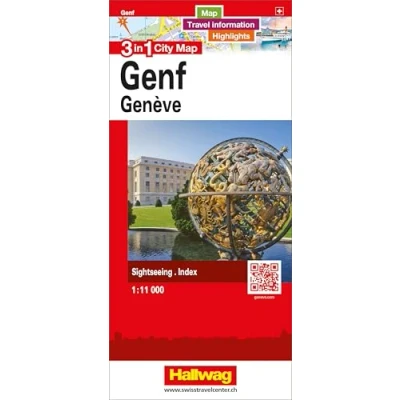Abbildung von Hallwag Stadtplan Genf: 3 in 1: Stadtplan, Reiseinformationen und Highlights!