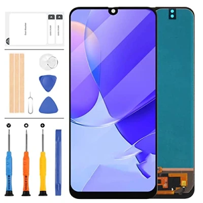 Abbildung von Display für Samsung Galaxy M30 2019 M305 M305F LCD Touchscreen Digitizer Vollglas Montage Ersatzteil Kit mit Werkzeug