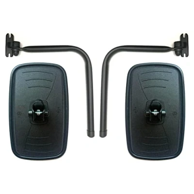 Abbildung von MelTruck® 2x Außenspiegel Rückspiegel 233x145mm ø18 UNIVERSAL Traktor LKW m.Spiegelhalter