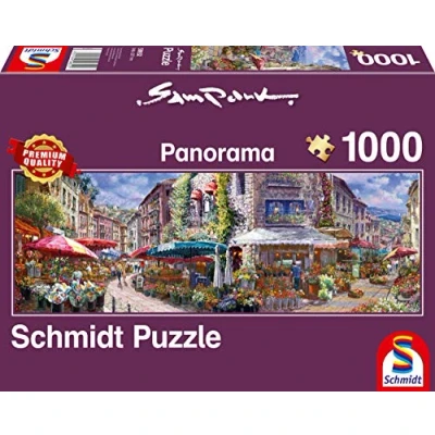 Abbildung von Schmidt Spiele 59652 Sam Park, Frühlingsatmosphäre, 1.000 Teile Puzzle, Bunt