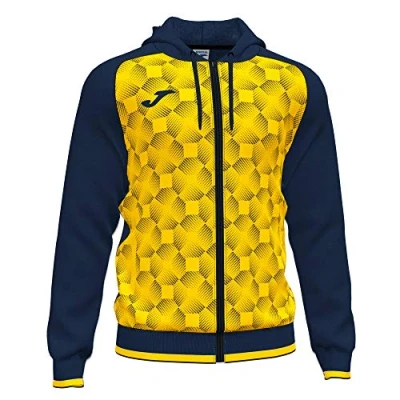 Abbildung von Joma Herren Chaqueta Con Capucha Supernova Iii Gewichtete Jacken, Marineblau Gelb, XXS EU