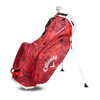 Abbildung von Fairway 14 Hyper Dry wasserdichte Golftasche Standbag Rot