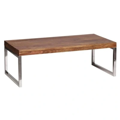 Abbildung von Sheesham Couchtisch Massiv 120 x 60 40 cm Massivholz