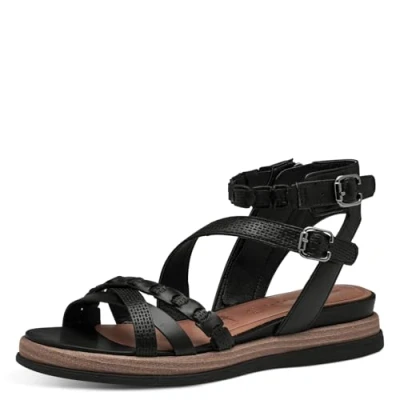 Abbildung von Tamaris Damen Sandalette in schwarz Gr. 40