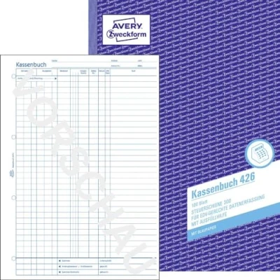 Abbildung von Avery Zweckform Formularblock Formularbuch &#039;426&#039; Kassenbuch