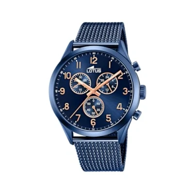 Abbildung von Lotus MJS00 Chronograph, Herren, Größe: One Size, Blau