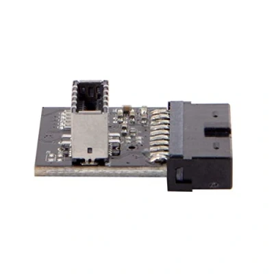 Abbildung von cablecc USB 3.1 Frontpanel Buchse auf 3.0 20pin Header Male Extension Adapter für Motherboard