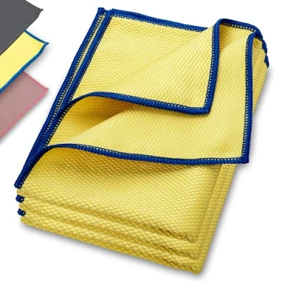 Abbildung von ELEXACLEAN Mikrofaser Fenstertücher Reinigungstücher (Set, 60x40 cm, streifenfrei, fusselfrei, reinigt nur mit Wasser, ULTRA CLEAR classic)