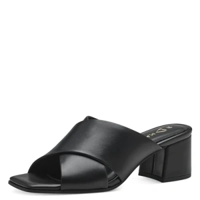 Abbildung von MARCO TOZZI Damen Pantoletten mit Blockabsatz Elegant, Schwarz (Black), 37 EU