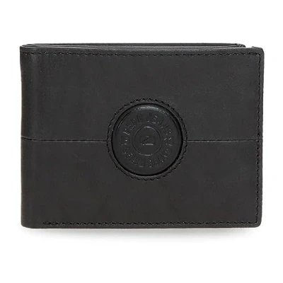 Abbildung von Pepe Jeans Cracker Horizontale Geldbörse mit Geldbörse, Schwarz, 11 x 8 1 cm, Leder, Talla única,