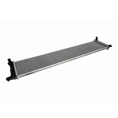 Abbildung von VEMO V58 60 0002 Kühler, Motorkühlung Aluminium 815mm 178mm 16mm ohne Klammer Automatikgetriebe Kühlrippen gelötet TESLA: Model S (5YJS) 75D AWD