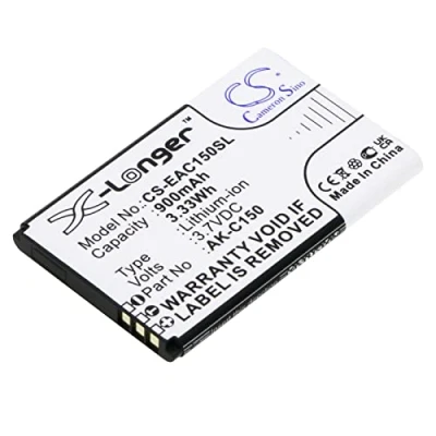 Abbildung von CS EAC150SL Akkus 900mAh Kompatibel mit [Emporia] Telme C150, C151, T200 Ersetzt AK C150