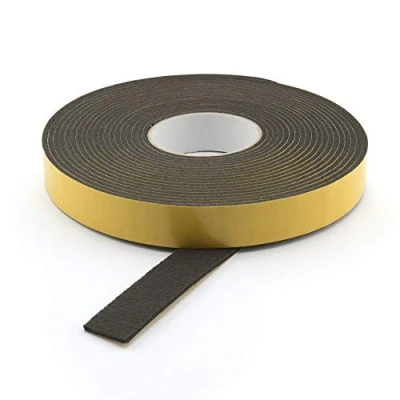 Abbildung von GleitGut Filzband selbstklebend schwarz Länge: 3 m auf der Rolle Filzklebeband Meterware Filzstärke: mm (Breite 20 mm)