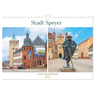 Abbildung von Stadt Speyer wunderschönes Reiseziel (Wandkalender 2025 DIN A4 quer), CALVENDO Monatskalender