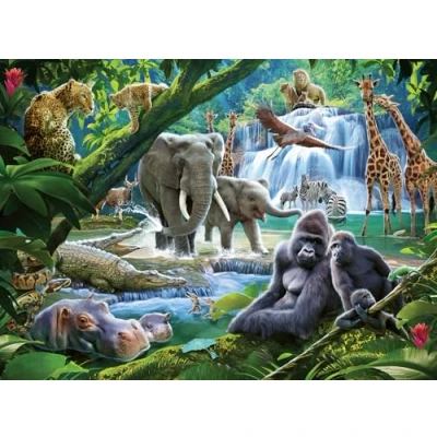 Abbildung von Ravensburger Dschungel Dieren 100st. Xxl