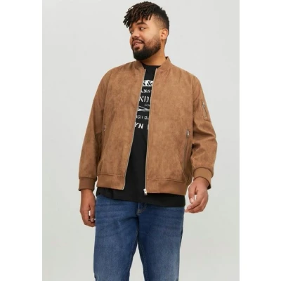 Abbildung von Jack &amp; Jones Jjerocky Bomberjacke, Herren, Größe: 4XL, Cognac