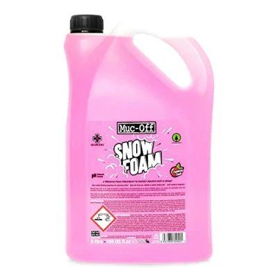 Abbildung von Muc Off Snow Foam Fahrradreiniger Auto Reiniger Motorrad Reiniger, 5 l Premium, Biologisch Abbaubares Vorbehandlungs Reinigungsmittel Für Autos, Motorrädern und Fahrräder Duft: Cranberry Crush