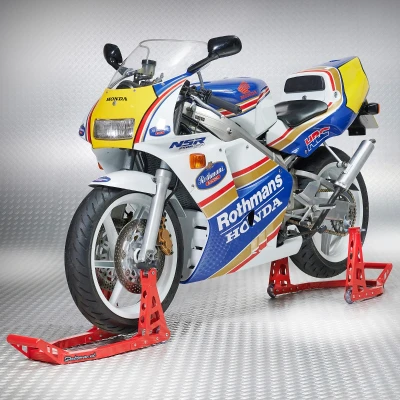 Abbildung von Datona Motorrad Montageständer MotoGP (Vorderrad + Hinterrad) Rot