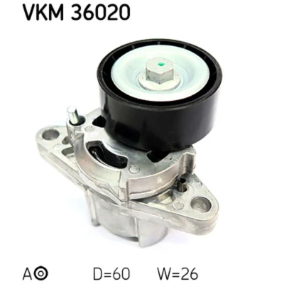 Abbildung von SKF VKM 36020 Spannrolle RENAULT: Kangoo I, CLIO 2, LAGUNA DACIA: Sandero Logan I MCV, NISSAN: Kubistar Kastenwagen